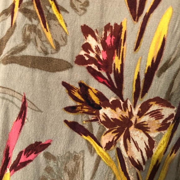 ASTR Dress Floral Small One Shoulder Green Ruffle - Picture 5 of 8